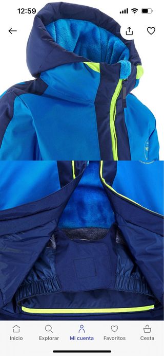 Traje de esquí infantil Decathlon 5-6 años