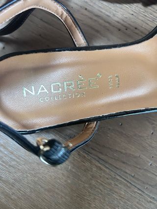 Sandali neri donna Made in Italy