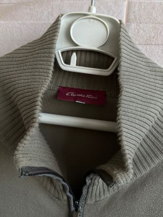 Chaqueta Emidio Tucci cremallera verde oliva