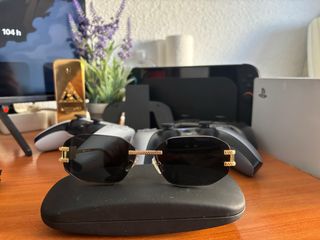 Gafas de Sol Versace Negras y Doradas