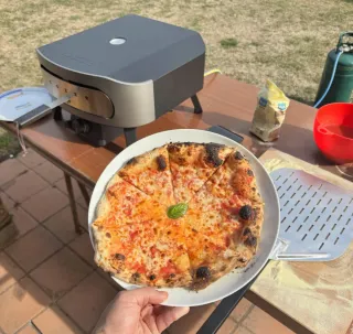 Forno pizza gas Professionale Inox pronta in 2 min