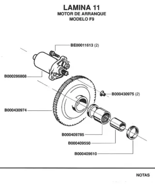 Rodamiento especial Vespino F9E