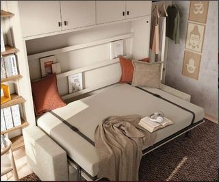 CAMA DE MATRIMONIO ABATIBLE CON SOFÁ