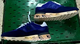 Zapatillas Premiata Hombre Azul/Blanco