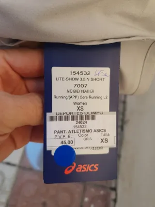 Pantalón Asics Lite-Show 3.5 Mujer