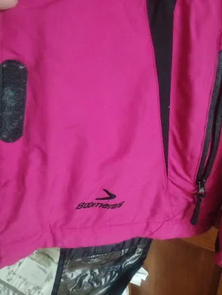 Chaqueta Boomerang rosa y negra