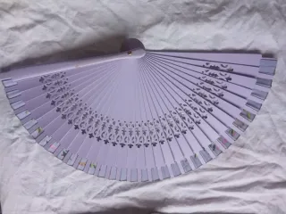 Lote 2 Abanicos Decorados Estilo Floral