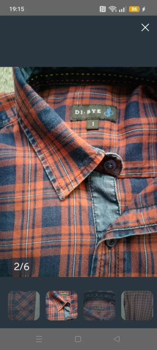 Dos camisas chico, algodón cien por cien