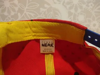 Gorra Zumba Roja y Azul Estrellas