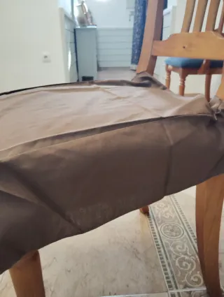 4 Fundas Silla Marrón Velcro