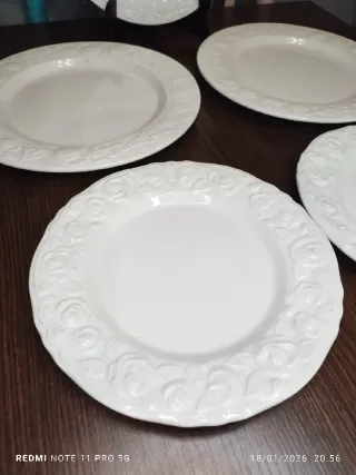Platos Porcelana Italiana Quadrifoglio