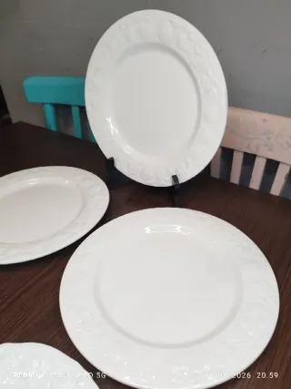 Platos Porcelana Italiana Quadrifoglio