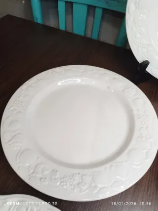 Platos Porcelana Italiana Quadrifoglio