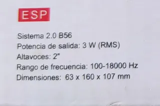 Altavoces Microlab B56 PC/Portátil