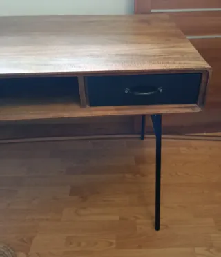 Escritorio Maisons du Monde Madera y Metal