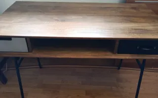 Escritorio Maisons du Monde Madera y Metal