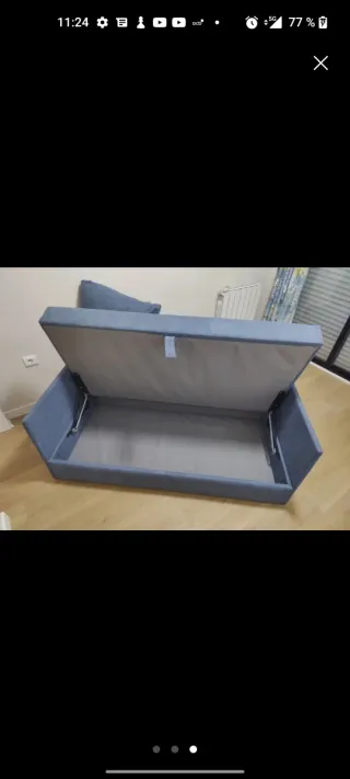 Sofá cama con arcón