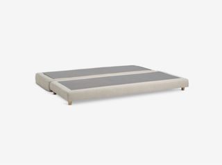 Diván Cama Beige Tapizado.