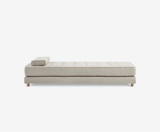 Diván Cama Beige Tapizado.