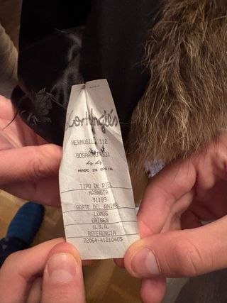 Abrigo de lomos de marmota americana