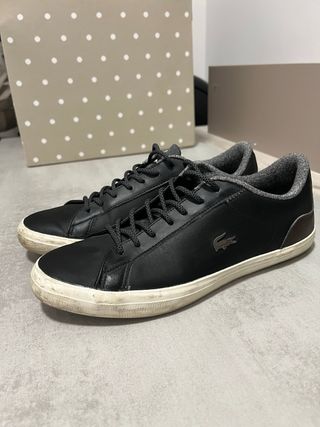 Zapatillas Lacoste Negras y Marrones
