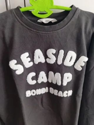 Sudadera Gris Seaside Camp Bondi Beach