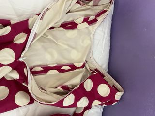 Vestido de flamenca rojo y blanco