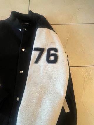 Bomber Abercrombie & Fitch Uomo Nero/Beige