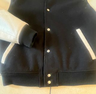 Bomber Abercrombie & Fitch Uomo Nero/Beige