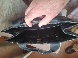 Bolso Tous Negro y Dorado