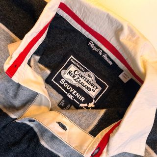 Vintage Rugby Wool Polo Shirt | Size XL