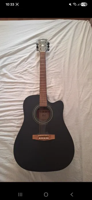 Chitarra Elettroacustica Cort Nera