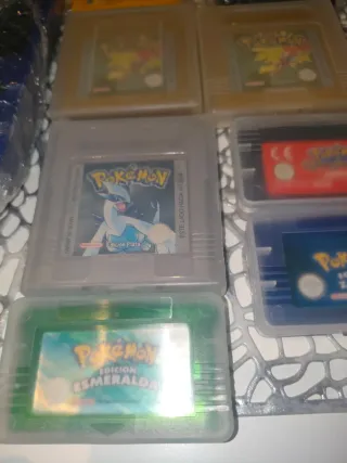 Lote Game Boy Color + Juegos Pokémon