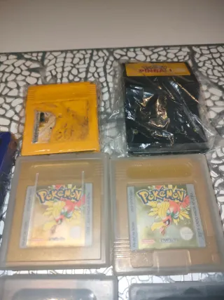 Lote Game Boy Color + Juegos Pokémon