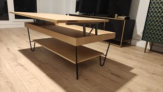 Mesa Centro Elevable Roble Europeo