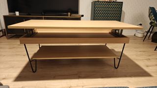 Mesa Centro Elevable Roble Europeo