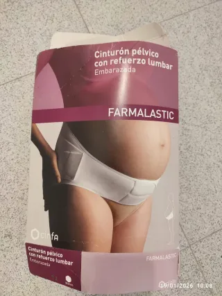 Faja Lumbar Embarazada Farmalastic Blanca
