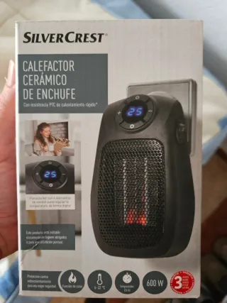 Calentador Cerámico SilverCrest Enchufe