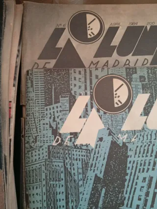 12 Números revista La Luna de Madrid.