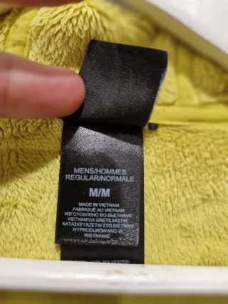 Chaqueta The North Face verde y amarilla