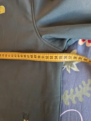 Chaqueta The North Face verde y amarilla