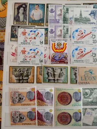 Colección Sellos España 1976-1982