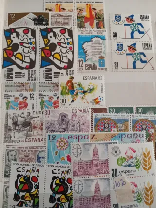 Colección Sellos España 1976-1982