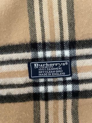 Bufanda Burberry Clásica Tartán Beige