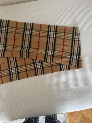 Bufanda Burberry Clásica Tartán Beige