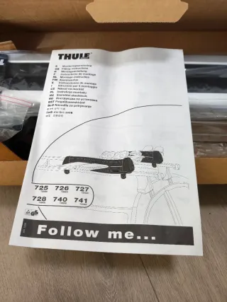 Portaesquís Thule 726 para Esquís y Snowboard