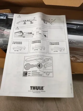 Portaesquís Thule 726 para Esquís y Snowboard