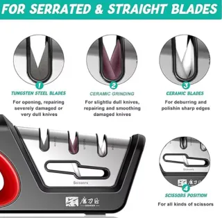 Affila coltelli domestico ergonomico nuovo