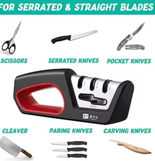 Affila coltelli domestico ergonomico nuovo