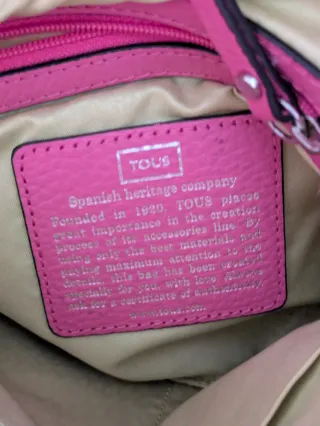 Bolso Tous Fucsia Original
